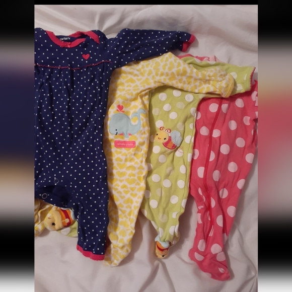 Baby Girl 4 piece Sleeper Set Newborn (Bundle) - Picture 1 of 11